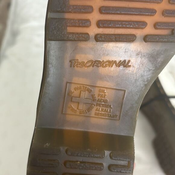 Dr. Martens 1460 / 11821 Smooth White Boots Women’s Size 5 - Picture 7 of 7